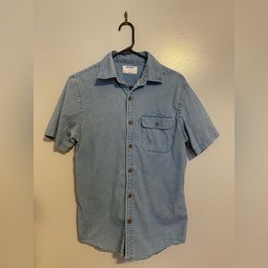 Old Navy Men’s Denim Short Sleeve Button Up